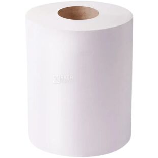 Mirus, 1 рул., Паперові рушники Мірус, 2-шарові, без перфорації для автоматичного диспенсера, 150 м, 200 мм