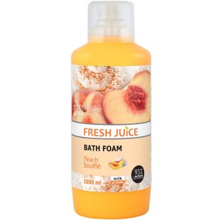 Fresh Juice, 1 л, Фреш Джус, Пена для ванны, Персиковое суфле