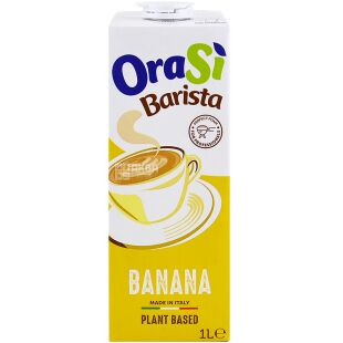 OraSi Barista Banana, 1 л, Орасі Бариста, Рослинний напій Банан для кави