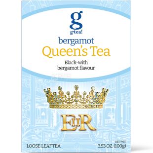 Grace, Queen's Tea, 100 г, Грейс, Чай чорний з бергамотом