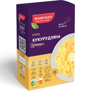 Жменька, 300 г, Крупа кукурузная, в пакетах для варки
