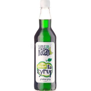 Sweet Madam Green Apple, 0,7 л, Свит Мадам, Сироп Зеленое яблоко, ПЭТ