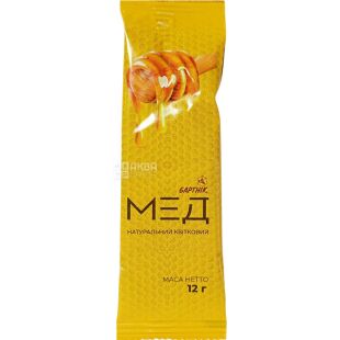 Бартник, 10 упаковок х 30 шт. х 12 г, Мед натуральный цветочный, в стиках