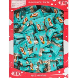 Lukas, 2,5 кг, Цукерки Лукася із солоною карамеллю, глазуровані, Лукас