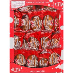 Lukas, 1,44 кг, Лукас, Круаcанчик з полуничним наповнювачем, в індивідуальній упаковці