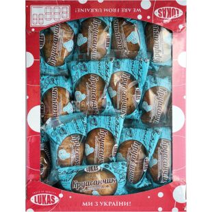 Lukas, 1,44 кг, Лукас, Круасанчик зі згущеним молоком, в індивідуальній упаковці