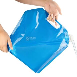 Каністра пакет для води м'яка 5 л PET з ручкою, трансформер, ViO PE-T 5l