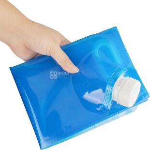 Каністра пакет для води м'яка 4,5 л PET з ручкою, трансформер, ViO PE-T 5l