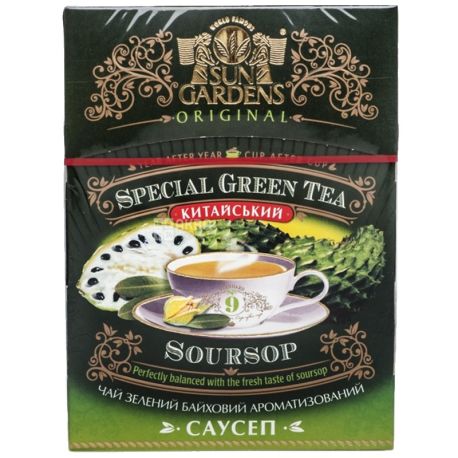 Sun Gardens, 100 g, green tea, sausep