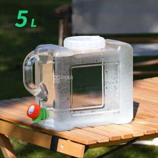 Бутыль Канистра с краником 5 л поликарбонатный с ручкой, ViO PC-T 5l