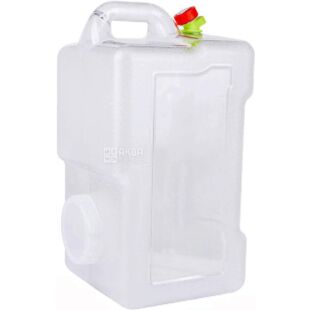 Бутель Каністра з краником 18 л полікарбонатний з ручкою, ViO PC-T 18l
