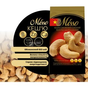 Misso, 100 г, Миссо, Кешью жареный Cоленый