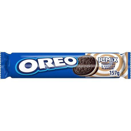 Oreo Remix Tiramisu & Vanilla, 157 г, Орео ремикс, Печенье