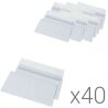 Optimail, Конверт Е65 (0 + 0) офсет, 40 упаковок х 25 шт., Прямий, 80 г / м2, самоклеючий з відривною стрічкою