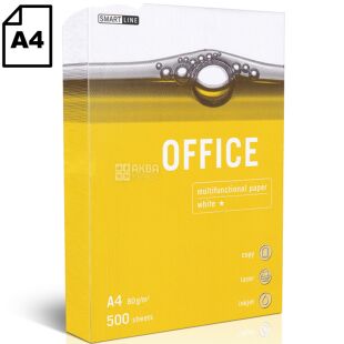 Smart Line Office, 500 аркушів, Смарт Лайн Папір офісний білий, Клас С, 80г/м2