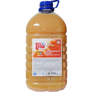 Lilu, 5л, Мило господарське, рідке, ПЕТ