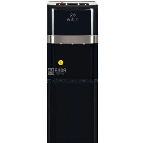 ViO Х601-FCB Black, Кулер для воды напольный с компрессорным охлаждением, нижняя загрузка бутыли