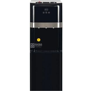 ViO Х601-FCB Black, Кулер для воды напольный с компрессорным охлаждением, нижняя загрузка бутыли