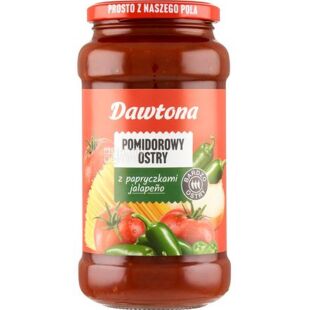 Dawtona Sos pomidorowy ostry, 520 г, Давтона, Соус томатный с пецем халапеньо