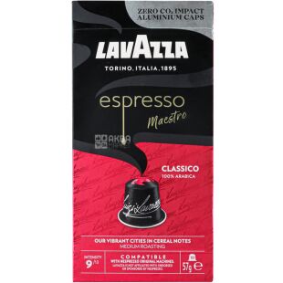 Lavazza Classico Espresso Maestro, 10 шт., Лавацца Эспрессо Маэстро, Кофе в капсулах, арабика