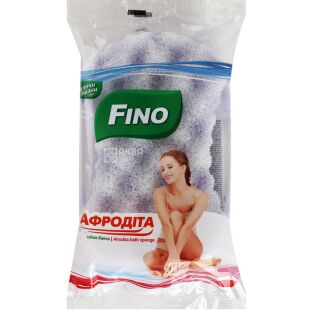 Fino, 1 шт., Губка банна масажна, Афродіта, в асортименті