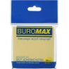 Buromax, 100 аркушів, Буромакс, Папір для нотаток, жовтий, з клейким шаром, 76х76 мм