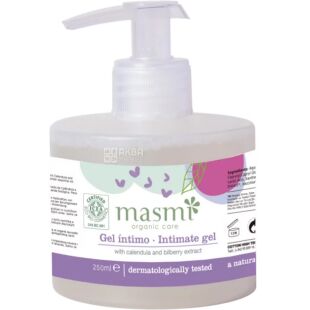 Masmi, 250 мл, Гель для интимной гигиены, органический