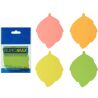Buromax, 50 листов, Буромакс, Бумага для заметок Листочек, ассорти, с клейким слоем, 72х92 мм