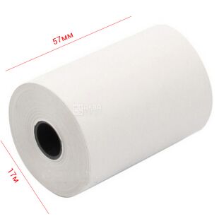 Кассовая лента, 57 мм х 17 м, термо