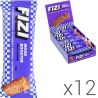 Fizi Choco Crunch, Упаковка 12 шт. х 40 г, Физи, Веганский батончик шоколадный с карамелью, низкокалорийный