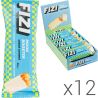 Fizi Salted Caramel, Упаковка 12 шт. х 40 г, Физи, Веганский батончик с соленой карамелью и белой глазурью, низкокалорийный