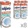 Alpro Coconut No Sugars, Упаковка 8 шт. х 1 л, Алпро, Молоко кокосове без цукру