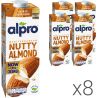 Alpro Nutty Almond, Упаковка 8 шт. по 1 л, Алпро, Миндальное молоко, оригинальное, витаминизированное