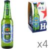 Heineken, Упаковка 4 шт. х 330 мл, Хайнекен, Пиво безалкогольне світле фільтроване, пастеризоване, скло