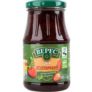 Верес, 385 г,  Джем клубничный 