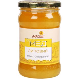 Бартнік, 400 г, Мед Липовий, натуральний, скло