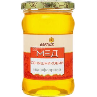 Бартник, 400 г, Мед цветочный подсолнечный, стекло