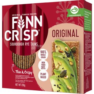 Finn Crisp Original, 200 г, Cухарі житні Фінн Крісп