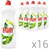 Fairy, Зелене яблуко, 1 л, Упаковка 16 шт., Рідкий засіб для миття посуду