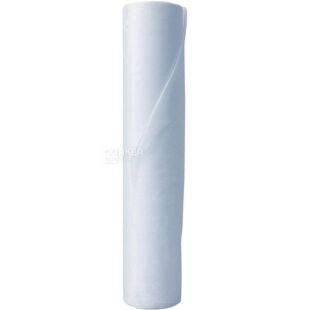 Одноразове простирадло із спанбонду, без перфорації, біле, 60 см х 100 м