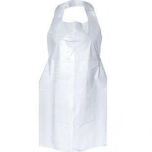 Перукарський одноразовий фартух, поліетиленовий, прозорий, 50 шт., 70х110 см