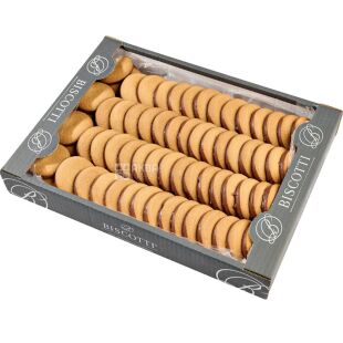 Biscotti Lorenzo, 1,8 кг, Бискотти Лоренцо, Печенье песочное, с шоколадно-кремовой начинкой