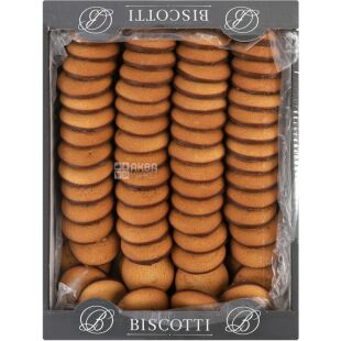 Biscotti Lorenzo, 1,8 кг, Біскотті Лоренцо, Печиво пісочне, з шоколадно-кремовою начинкою