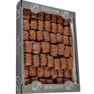 Biscotti Domenico, 2,1 кг, Бискотти Доменико, Печенье песочное в шоколадной глазури