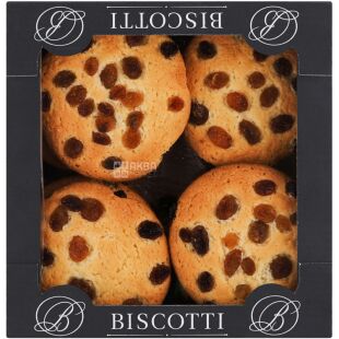 Biscotti, 400 г, Бискотти, Печенье Американское с изюмом