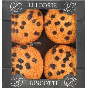 Biscotti, 400 г, Біскотті, Печиво Американське зі шматочками шоколаду