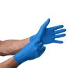 Mercator Medical Gogrip Long, 100 шт., Размер XL, Меркатор, Перчатки удлиненные нитриловые, нестерильные, неопудренные, голубые
