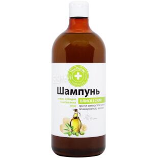 Домашній доктор, 1 л, Шампунь, Блиск і сила, Пивні дріжджі та оливкова олія