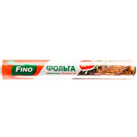 Fino, 100 м х 28 см, Фольга алюмінієва, універсальна, 10 мкм