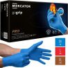 Mercator Gogrip Long, 50 шт., Размер M, Меркатор, Перчатки нитриловые прочные, удлиненные, без пудры, голубые 